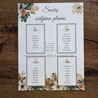 Svečių sėdėjimo planas (ST-60)