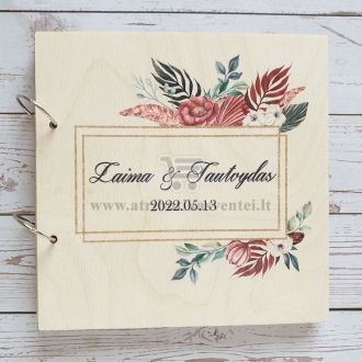 Palinkėjimų knyga personalizuotu viršeliu