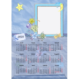 Pakabinamas vieno lapo kalendorius (VLK-11)